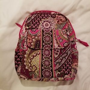 Vera Bradley Mini Backpack in Very Berry Paisley